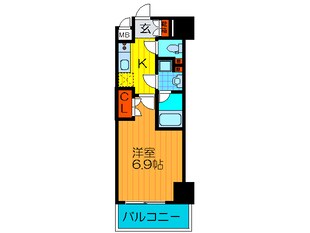 エグゼ北大阪（603）の物件間取画像